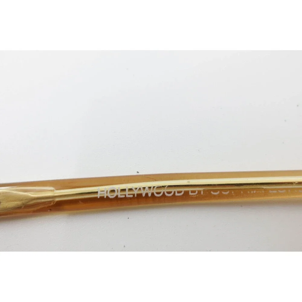 Zyloware Hollywood by Sophia Loren 097 Peach Gold Square Eyeglass Frames 140mm